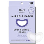 Rael Pimple Patches, Miracle Spot Control Cover - Hydrocolloid Acne Pimple Patch, Strips for Zits and Blemish, Korean Skin Care (20 Count)