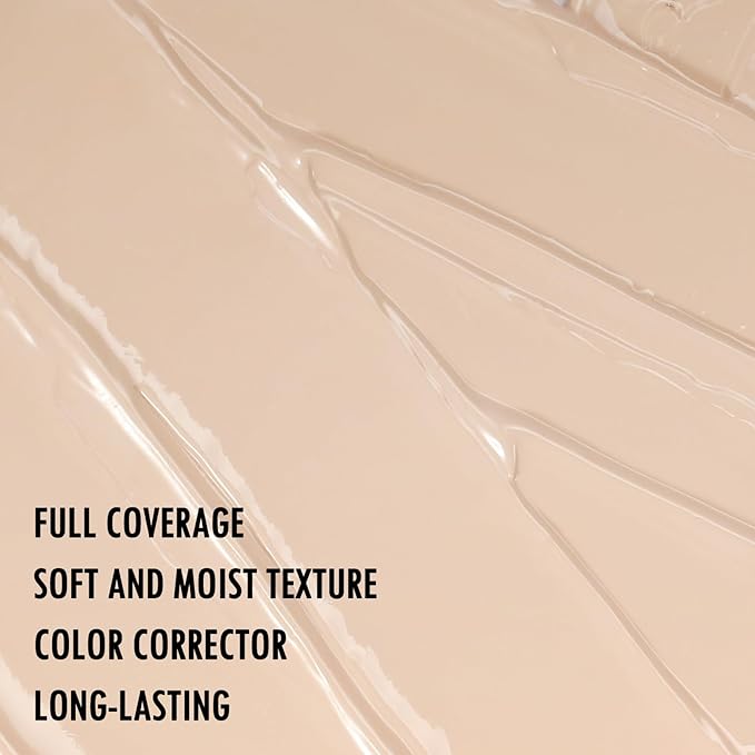 Liquid Concealer, Under Eye Full Coverage Concealers for Dark Circles, Fine Lines, Redness,Waterproof, Firming,Color Correcting Long lasting Makeup Concealer for Women (01#Light, 0.42 Fl Oz)