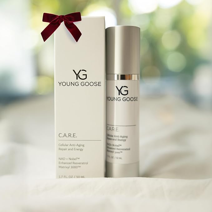 Young Goose, C.A.R.E. NAD+ Nobel | Boosting Moisturizer | Improves Skin Texture | Reduces Appearance of Deep Lines | Evens Skin Tone - Large 50ml