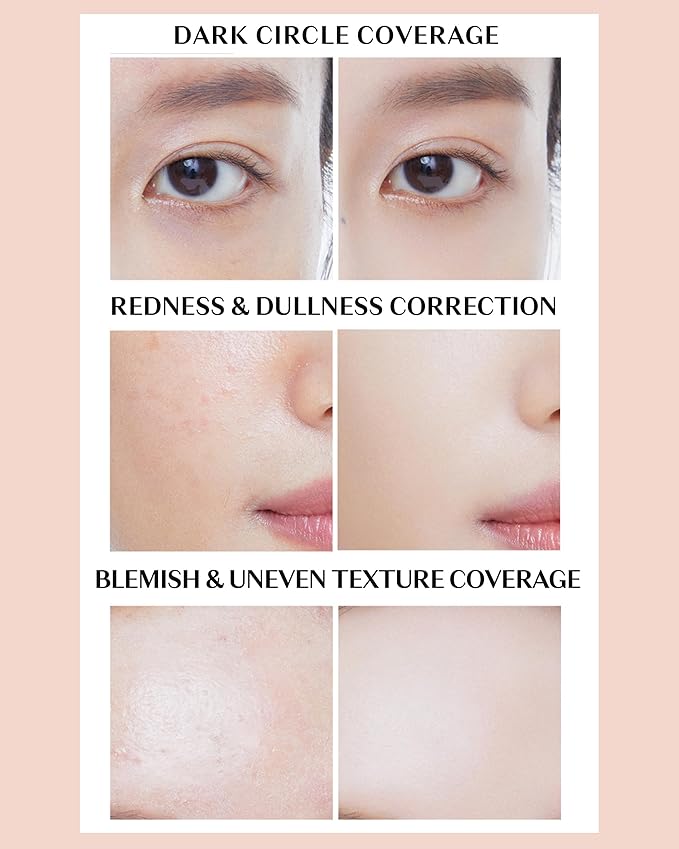 THESAEM Cover Perfection Concealer Palette 02 Cover&Light - Multi Use 6 Colors Correcting Conceal Palette - for Dark Circles, Imperfections, Face Tone Corrector, Ideal for Fair to Light Skin