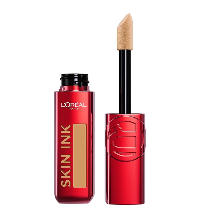 L'Oreal Paris Infallible Skin Ink 2-in-1 Foundation Concealer Hybrid Face Makeup, up to 48HR Transfer-Resistant with Medium Coverage, 325 Tan Warm