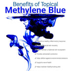 Methylene Blue Infused Whipped Grass Fed Beef Tallow Balm, Anti-Aging, Moisturizer, Stretchmarks, Rosacea, Psoriasis, Eczema, Acne, All skin types, Organic Ingredients 3.4oz