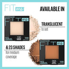 Maybelline Fit Me Matte + Poreless Pressed Face Powder Makeup & Setting Powder, Warm Sun, 1 Count