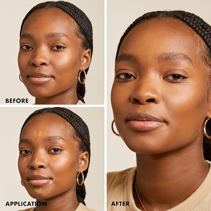 Milani Conceal + Perfect Longwear Concealer Full Coverage Infused with Hyaluronic Acid & Vitamin E, Cover Dark Circles, Blemishes & Skin Imperfections for Long-Lasting Wear -Deep Tan