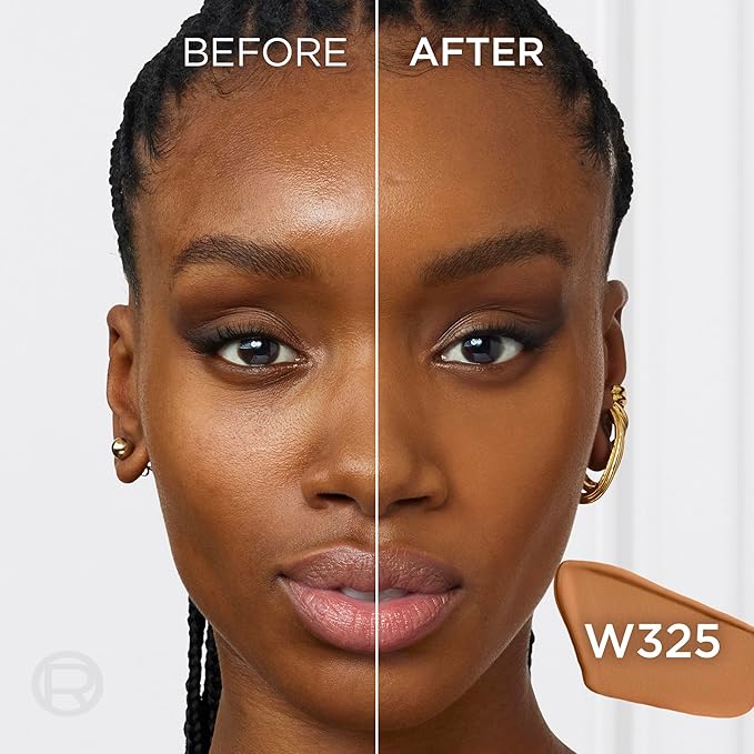 L'Oreal Paris Infallible Skin Ink 2-in-1 Foundation Concealer Hybrid Face Makeup, up to 48HR Transfer-Resistant with Medium Coverage, 325 Tan Warm