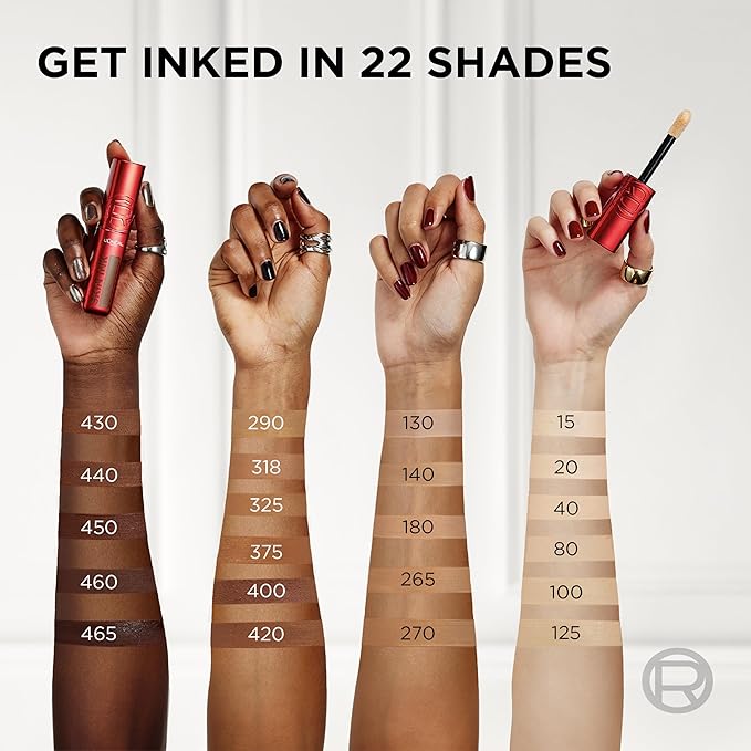 L'Oreal Paris Infallible Skin Ink 2-in-1 Foundation Concealer Hybrid Face Makeup, up to 48HR Transfer-Resistant with Medium Coverage, 15 Fair Neutral